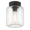 Westinghouse Fixture Ceiling SemiFlush-Mount 60W Judd 8In ORB High-Light Seed Glass 6119300 - alternate 6